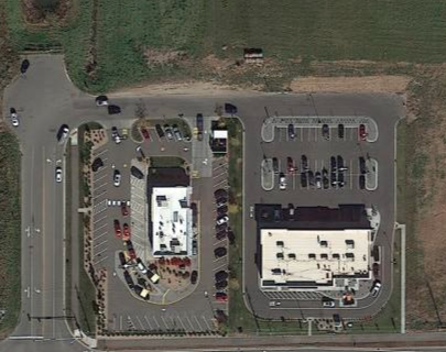 Aerial View of Main Street Shoppes