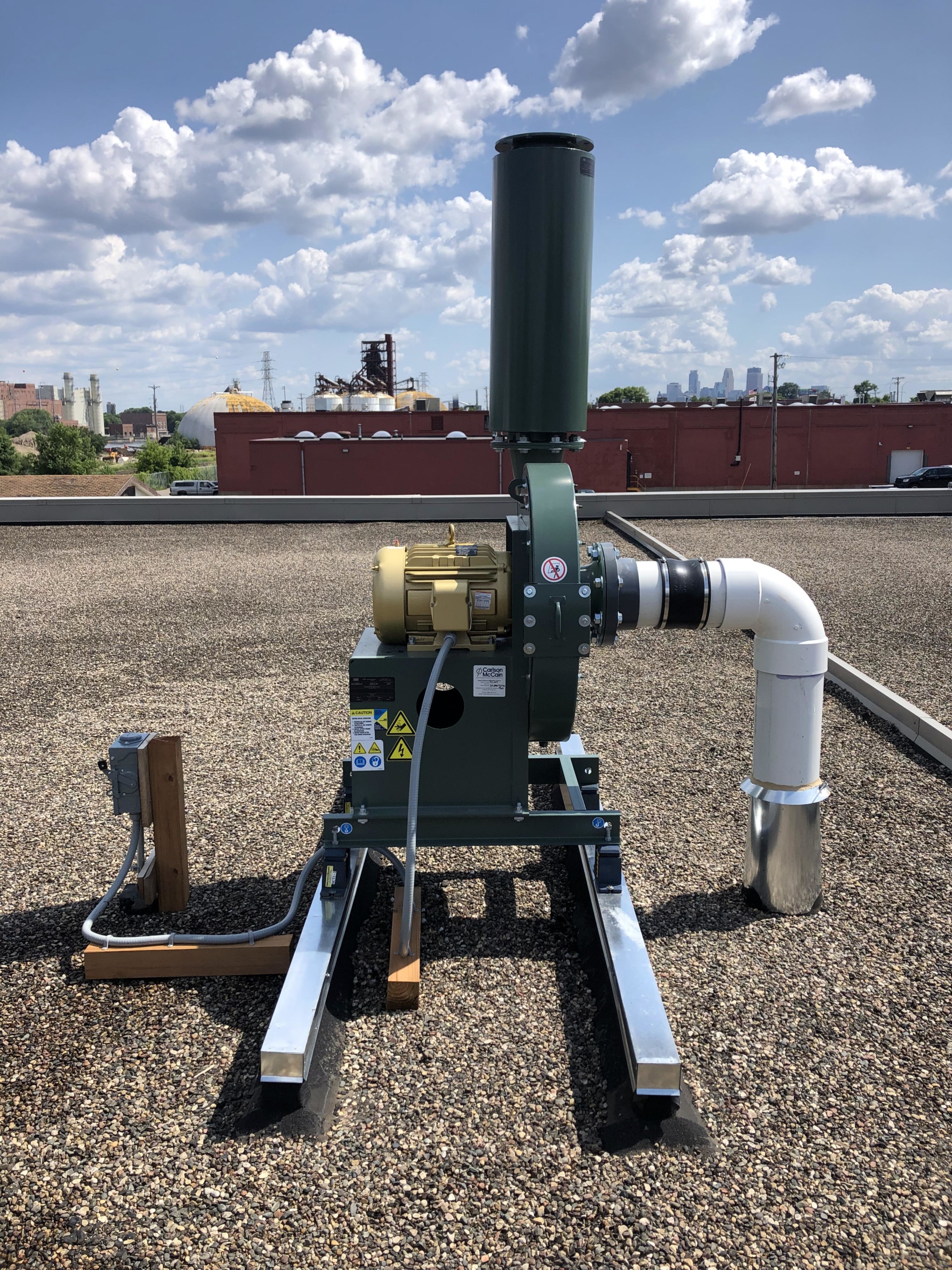 sub-slab vapor mitigation system