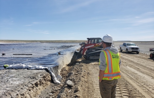 Sisecam tailings pond